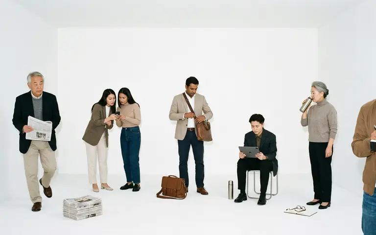 Lectores de noticias locales de Asia