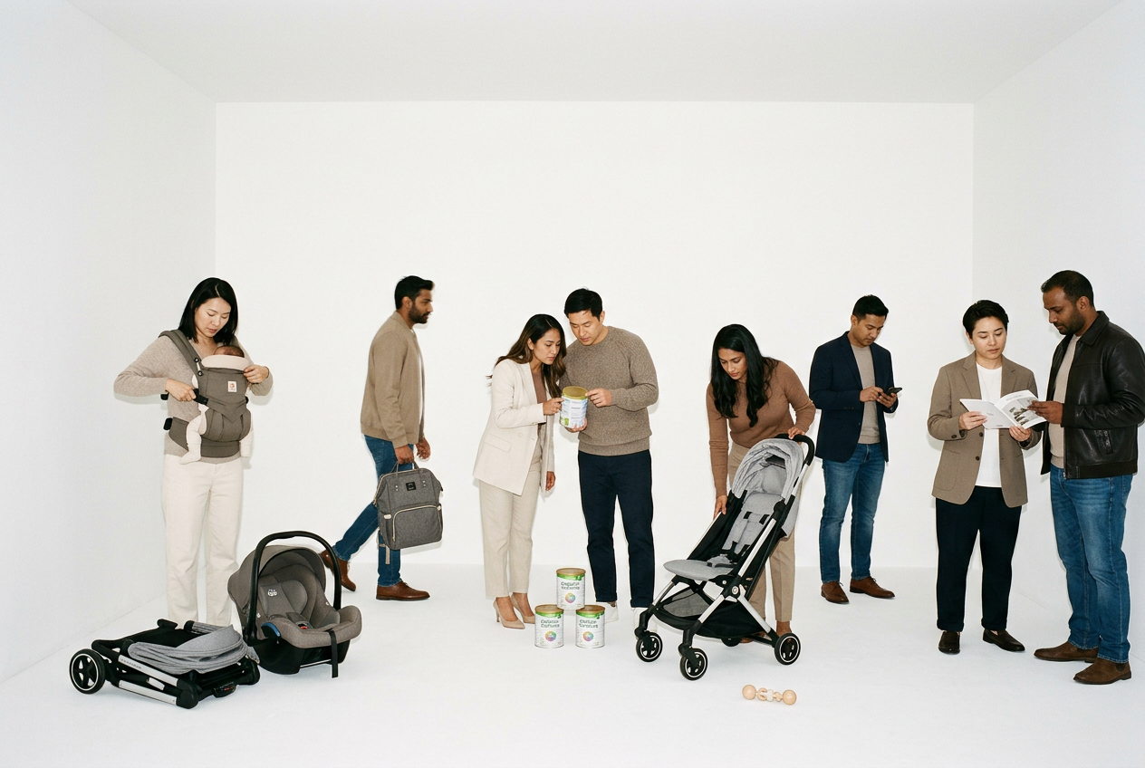 Nuevos padres en Asia