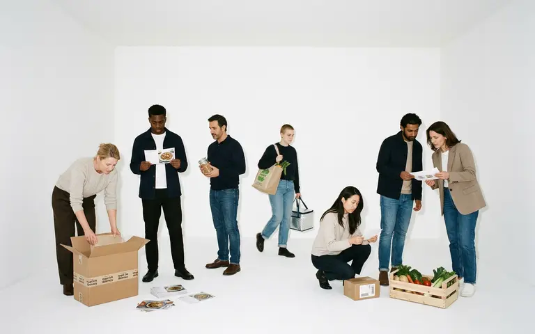 Suscriptores de kits de comida de la UE