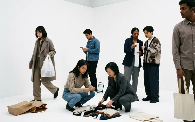 Compradores asiáticos con culpa por la moda rápida